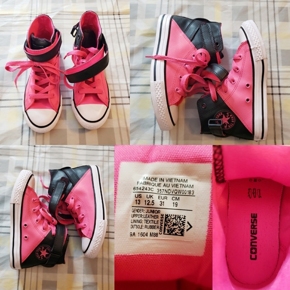 red high top converse junior